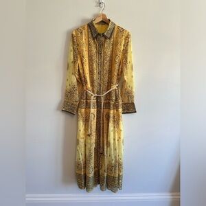 Elegant Yellow Maxi Dress in M/L
